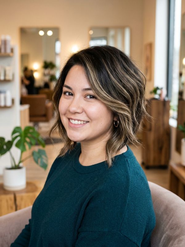 Angled Bobs for Slimming – Layered Haircuts Chubby Face