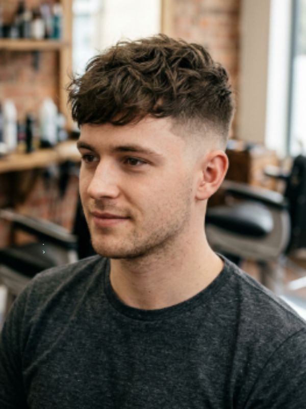 Messy Textured Top Fade