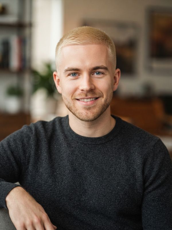 10 Guard Buzz Cut Blonde