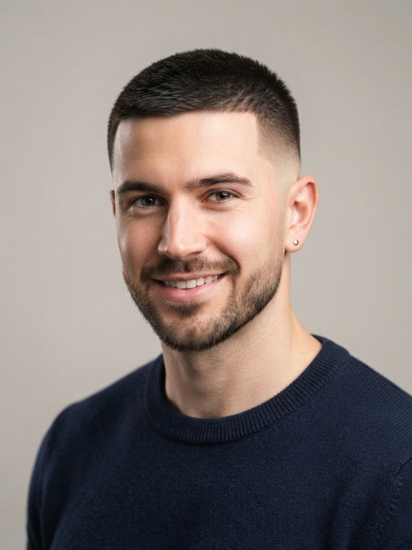 10 Guard Buzz Cut Mid Taper