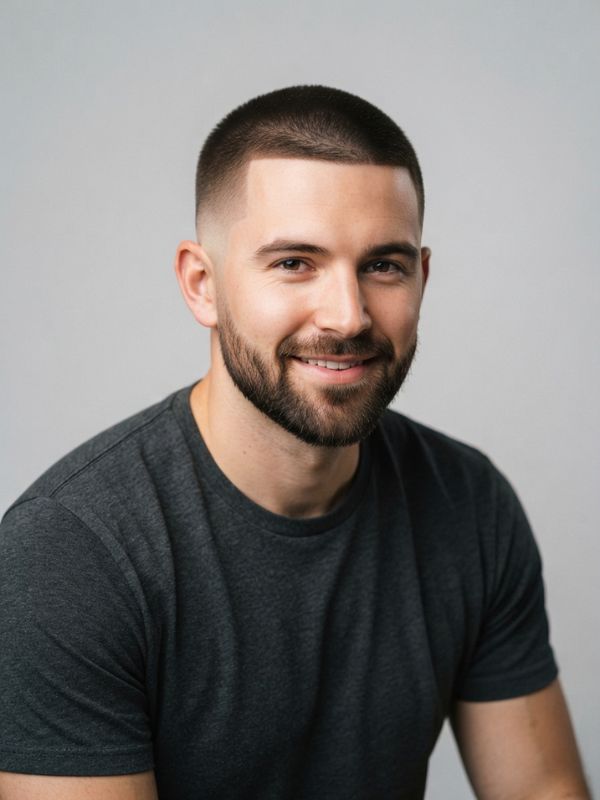 10 Guard Buzz Cut With Low Taper