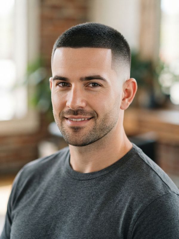 10 Guard Buzz Cut With Taper