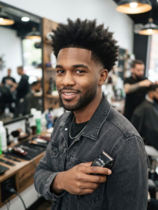 Afro Taper Fade