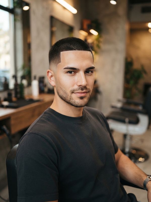 Buzz Cut with Line Up