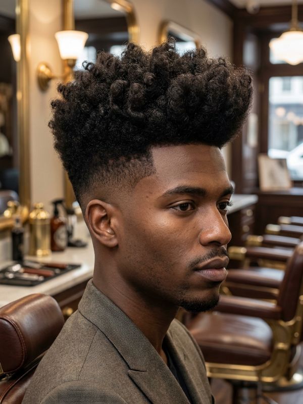 Curly Ice Cream Haircut