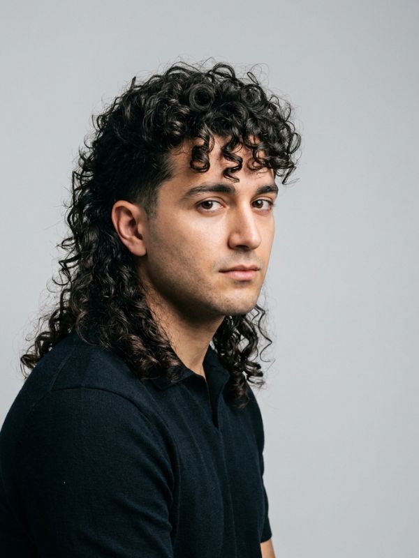 Curly Mullet