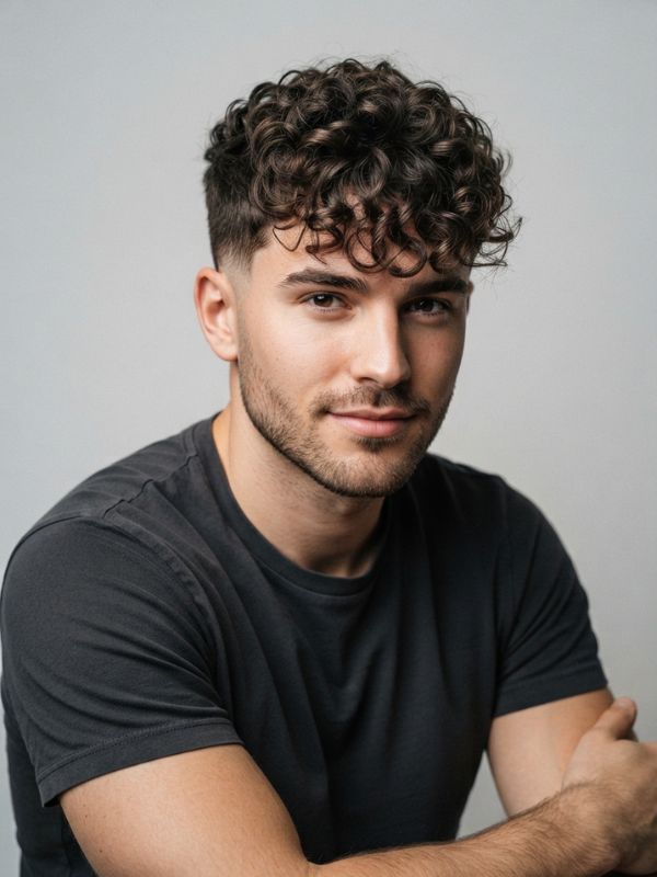 Curly Textured Fringe