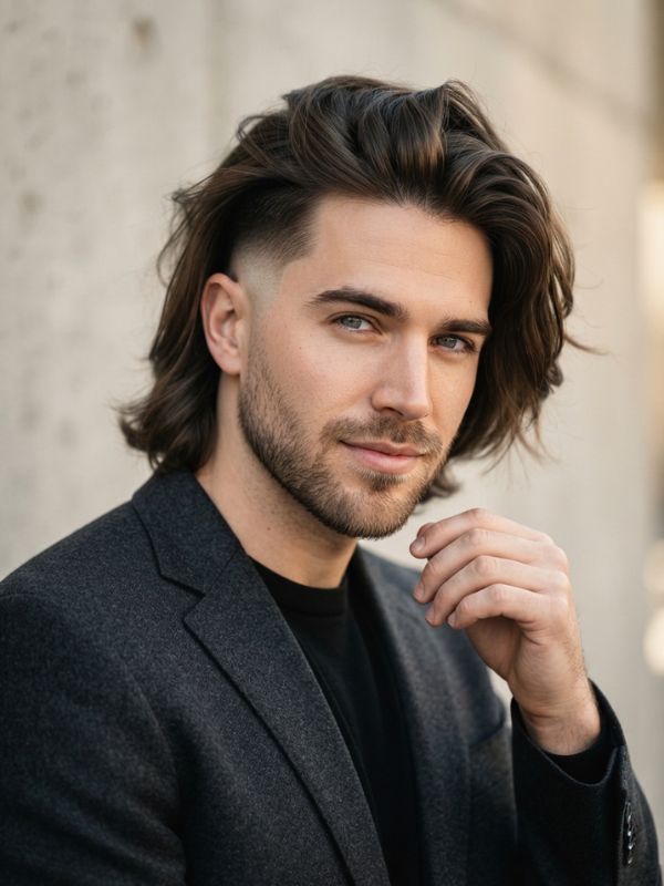 Long Hair with Undercut