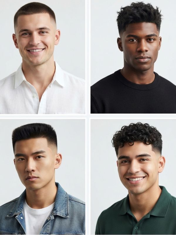 Low Taper Crew Cut