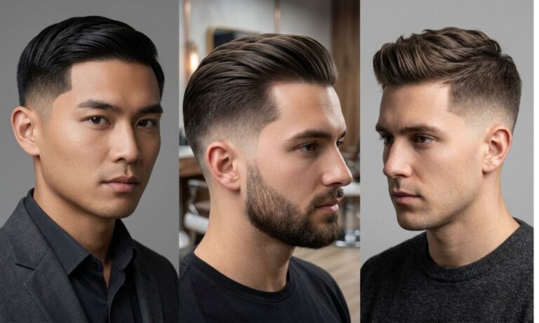 Low Taper Fade Straight Hair