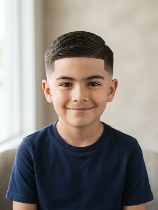 Low Taper Fade Straight Hair Boys