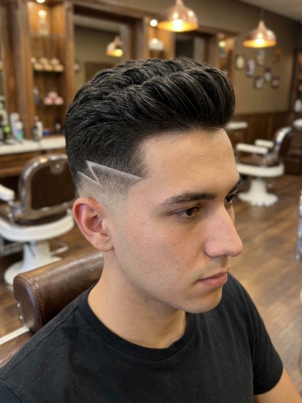 Low Taper Fade with Hair Design