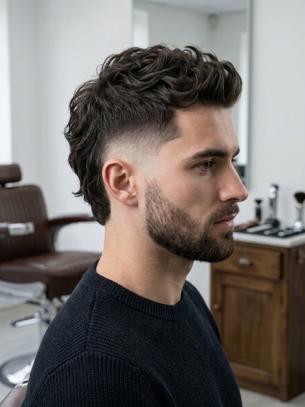 Low Taper Mullet Fade