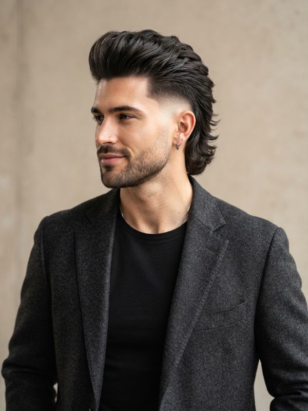 Pompadour Mullet