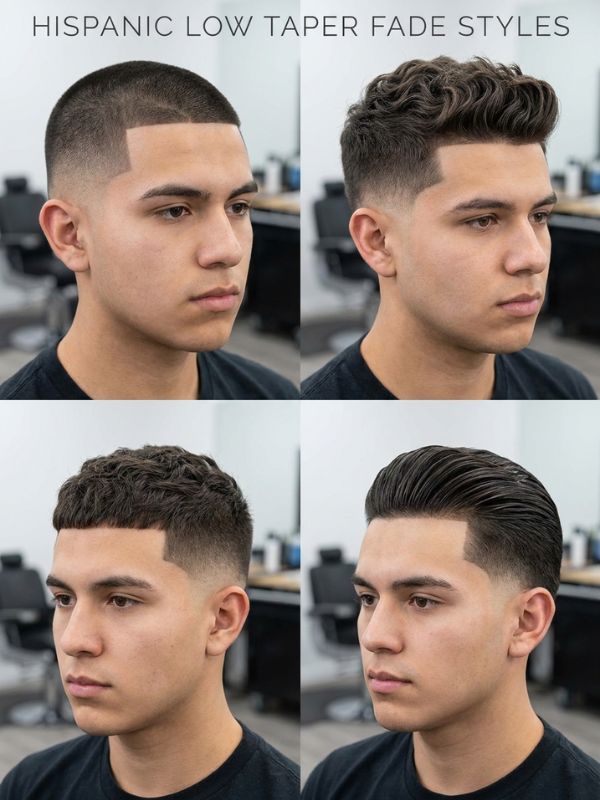 Popular Hispanic & Mexican Low Taper Fade Styles