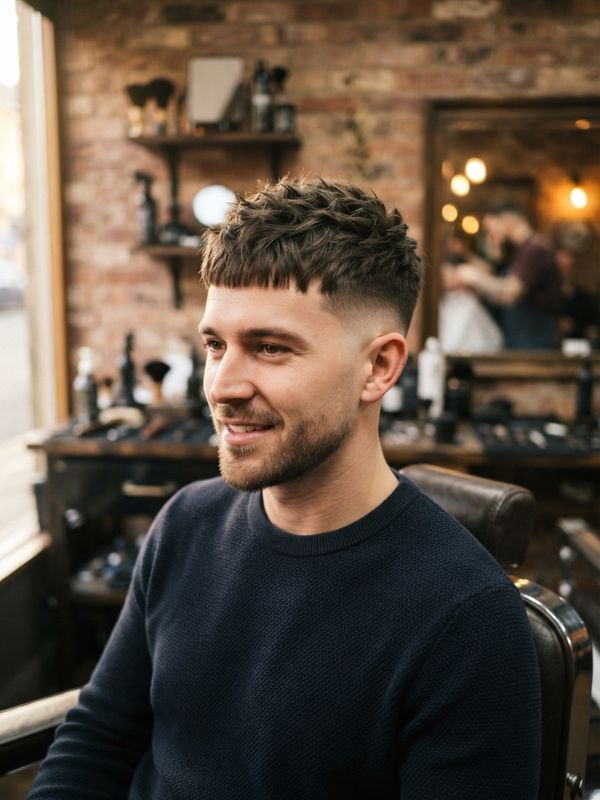 Short Textured Fringe