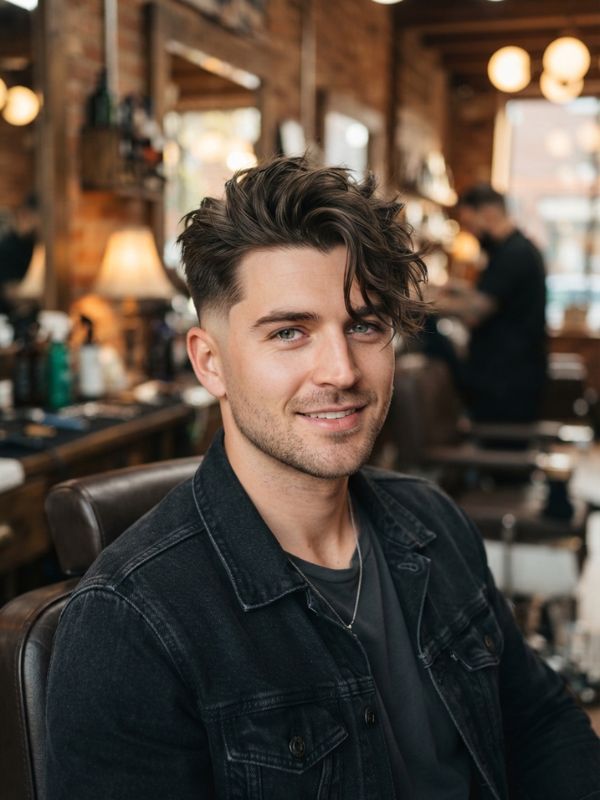 Side-Swept Textured Fringe