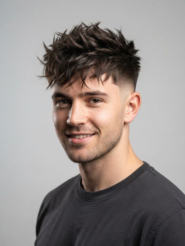 Spiky Textured Fringe