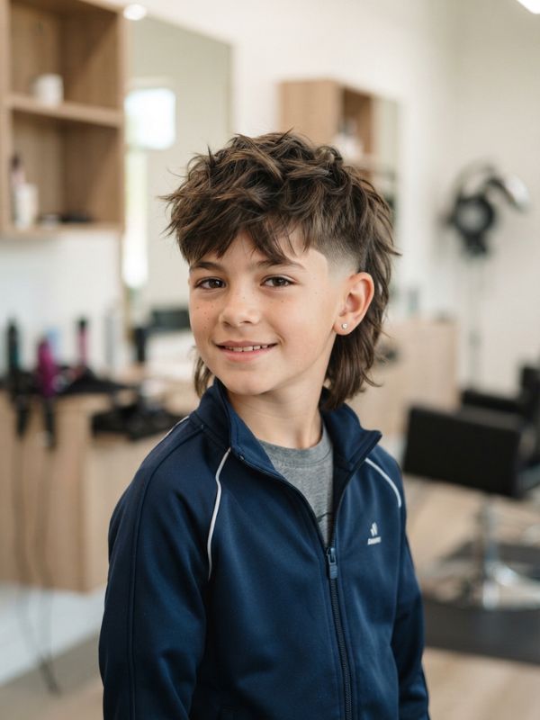 Sporty Medium Mullet
