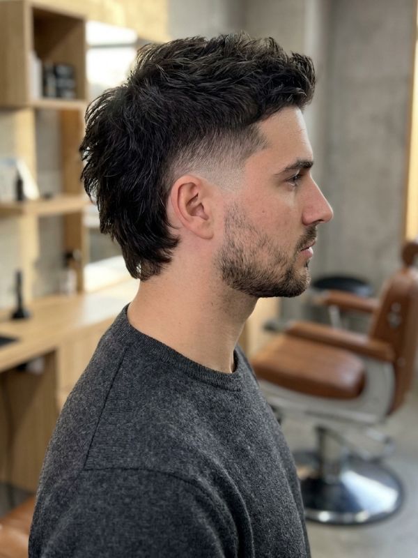 Taper Fade Mullet