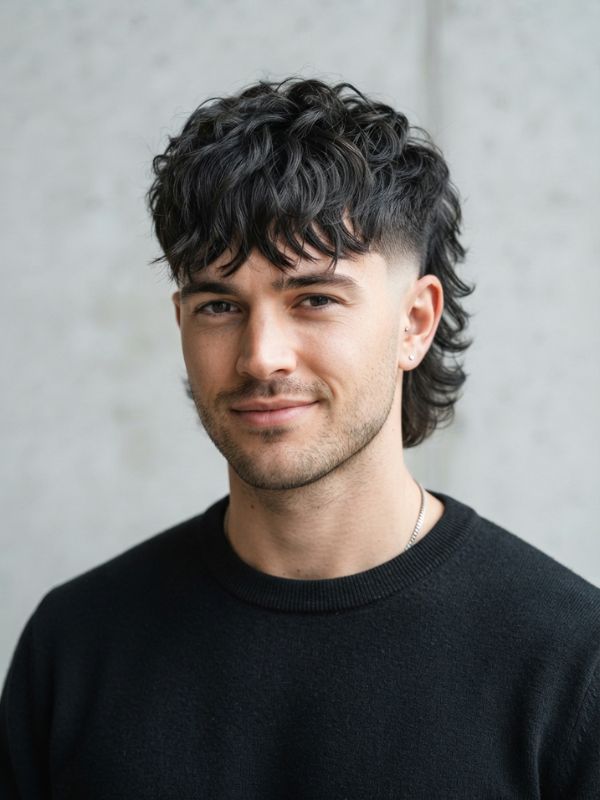 Textured Fringe Mullet