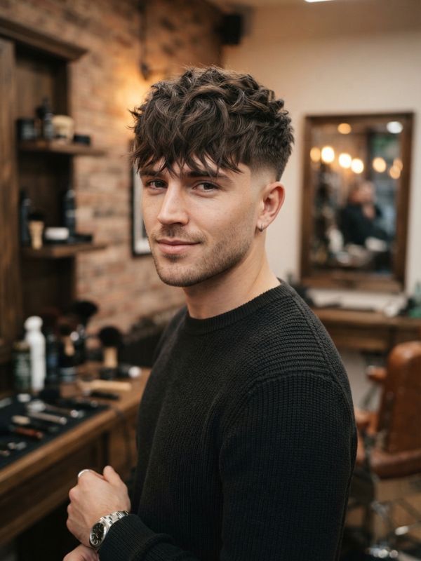 Textured Fringe for Thick Hair
