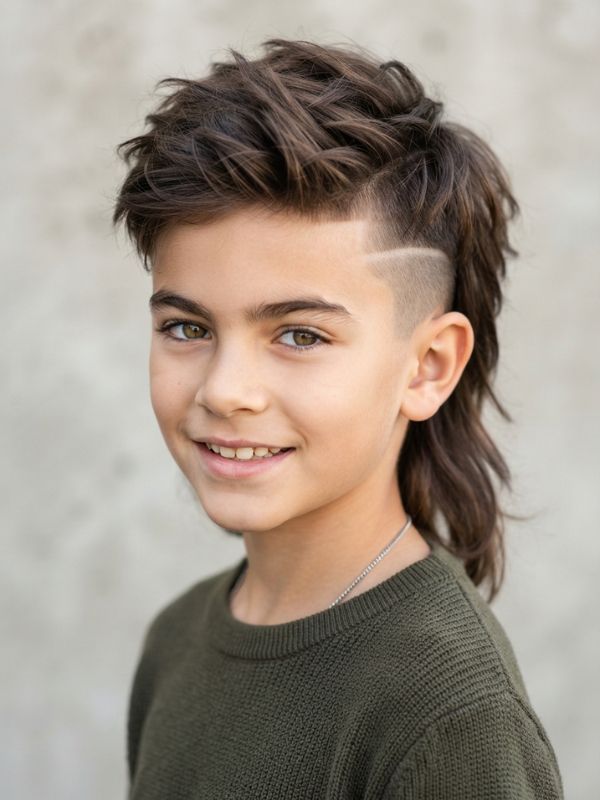 Undercut Mullet Kids