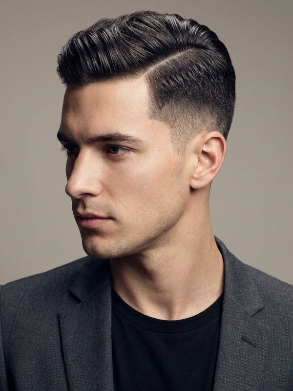 Undercut with Comb Over