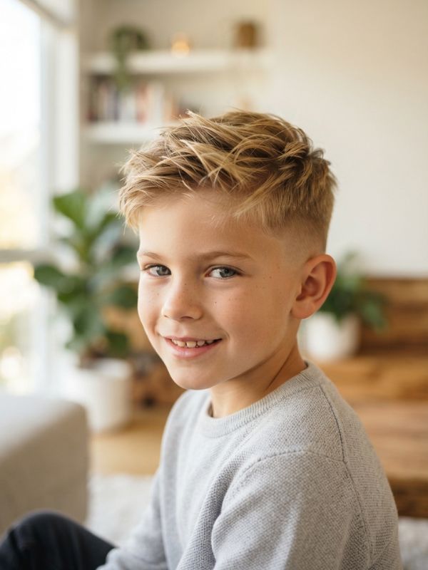 Blonde White Boy Haircuts
