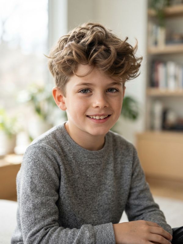 Fluffy White Boy Haircuts