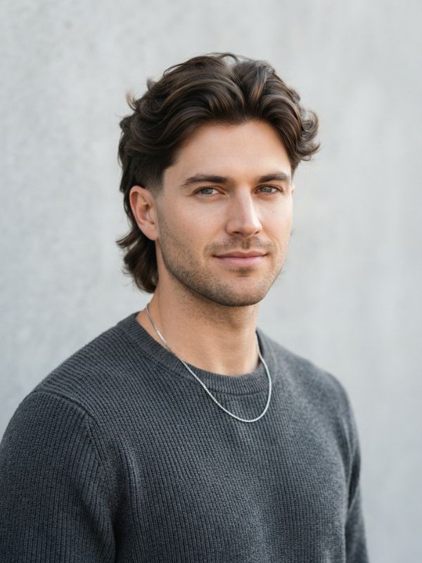 Modern Soft Drop Mullet