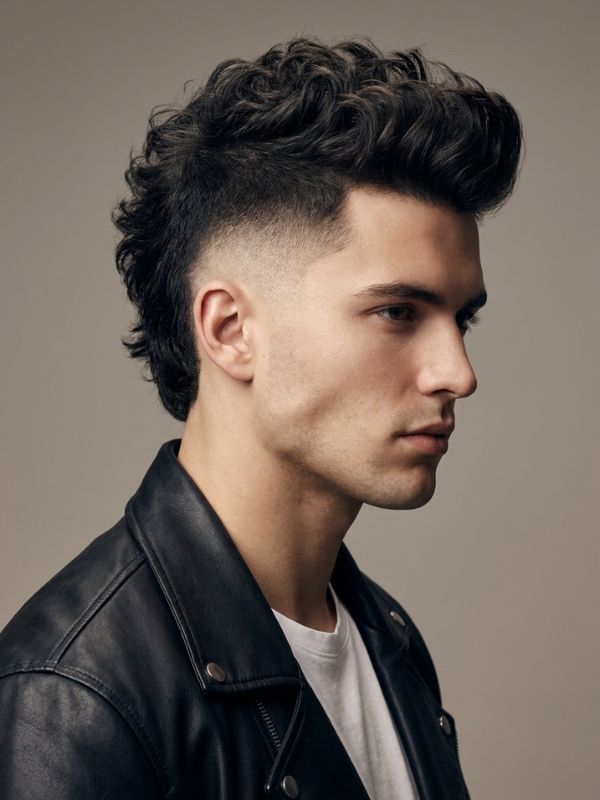 Sharp Contrast Mullet