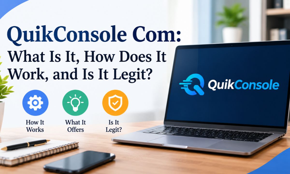 QuikConsole Com: What Is It, How Does It Work, and Is It Legit?
